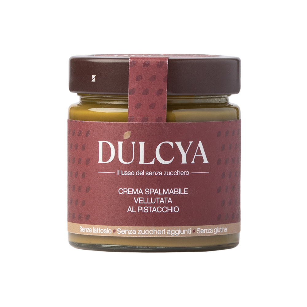 Crema spalmabile vellutata al pistacchio con dolcificanti naturali